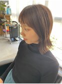 切りっぱなしカット×ハホニコトリートメント