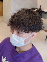 アビー(ABEY)&nbsp;波巻きスパイラルパーマ刈り上げマッシュ