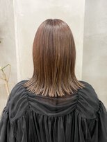 テトヘアー(teto hair)&nbsp;透明感ブラウン　イルミナカラー　ストレート　ツヤ