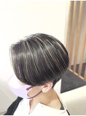 ハイライト/グレージュ/透明感/ショート/20代/30代/40代/50代