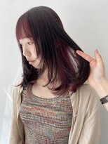 アライブ キチジョウジ(ALIVE Kichijoji)&nbsp;ALIVE Kichijoji /　インナーカラー×顔まわりレイヤー