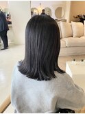 ぱつっと切りっぱなし!ミディアム