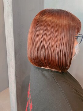 ピカイチ(pikaichi) *pikAicHi*オレンジカラー×ボブ