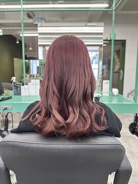 エイト 川崎店(EIGHT) [川崎] レディース　ブリーチリタッチ　ピンクパープル