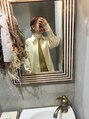 アンヒュッテ(ANHUTTE) 私の髪は暖色系カラーを継続!もちろん白髪もしっかりそめてます