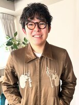 ウェルク(welc)&nbsp;メンズカット　波巻き　ツイスパ　韓国風　センターパート