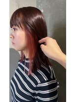 トリエ 川越(torie)&nbsp;ピンクブラウンインナーカラーミルクティーベージュ