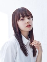 ラフィス ヘアー リノ 三宮店(La fith hair lino) 【La fith】チェリーブラウン×サラ艶ロング