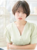 大人かわいいビターショコラ小顔束感ショートc5越谷20代30代40代