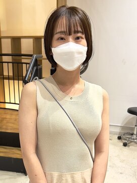 ラフ 新宿(Laff) 【Laff】原田 大人可愛い20代30代40代ショートボブ丸みショート