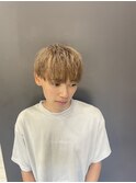 ブリーチ1回 ミルクティーベージュ