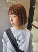 【新宿】大人可愛いナチュラルボブ！　20代30代40代