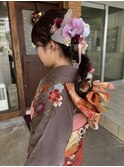 成人式　ヘアセット　メイク　着付け　まつげパーマ　那覇