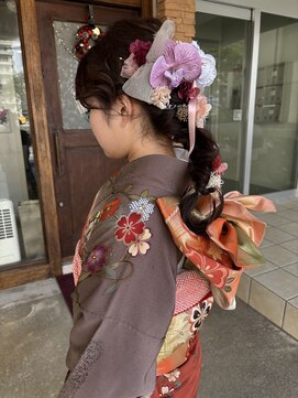 グランジュテ(grandjute) 成人式　ヘアセット　メイク　着付け　まつげパーマ　那覇