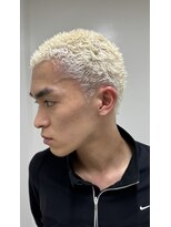 メリケンバーバーショップ トーキョー(MERICAN BARBERSHOP TYO)&nbsp;メンズカットアップバングスパイキーショート（ヌマタユウト）36