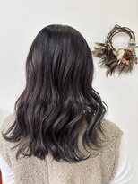 ジェムヘアスタジオ 湘南平塚南口店(Gem Hair Studio)&nbsp;エフェクトブリーチ×暗めグレーカラー【Gem 神原】