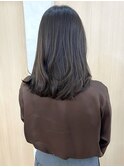 【新井】透明感　グレージュカラー　ミディアムスタイル