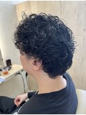 プードルパーマ ポップコーンパーマ スパイラルパーマ メンズ