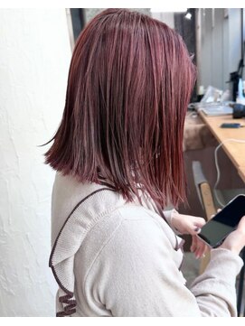 チル(chill) ブリーチなしダブルカラー ピンク