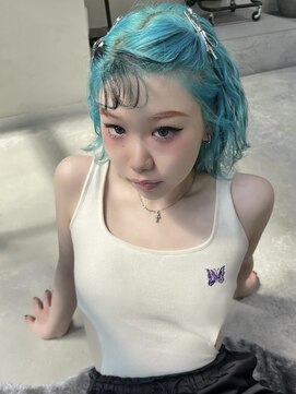 ラキング ギンザ トウキョウ(LAKING GINZA) くびれヘア/アプリコットオレンジ/夏/ハイライトカラー[銀座駅]