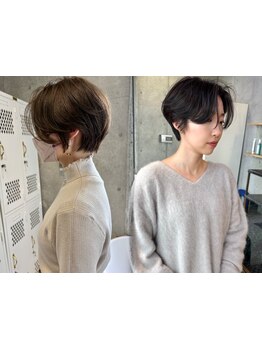 【大人女性らしい上品なシルエット】繊細なカットと絶妙な色味で、洗練された印象を演出いたします♪