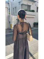 フランチェスカ(Francesca)&nbsp;#ヘアアレンジ　#カチモリヘア　#結婚式ヘアセット