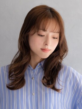 アース 溝の口店(HAIR&MAKE EARTH) ふんわりミディアム溝の口/髪質改善/縮毛矯正/白髪ぼかし]