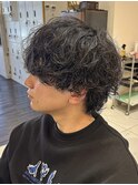 王道シャドウパーマ ウルフ ルーズパーマ 縦落ちスパイラル