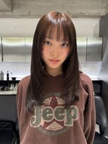 ダブ アオヤマ(DaB AOYAMA)&nbsp;ココアベージュ小顔レイヤー