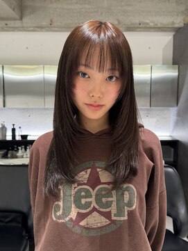 ダブ アオヤマ(DaB AOYAMA) ココアベージュ小顔レイヤー