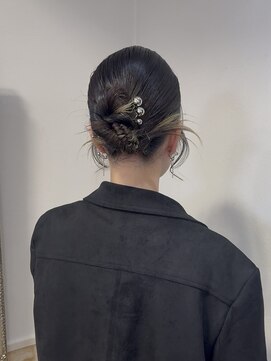 クール系カチモリヘアアレンジ【カミケン黒岩店/福島】