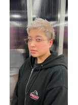 キジ(KIJI)&nbsp;ベリーショート/バズカット/ホワイトアッシュ/ホワイトカラー