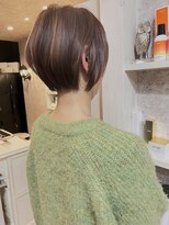 キャアリー(Caary)&nbsp;福山美容室caaryショートボブ髪質改善ハイライト30代40代50代