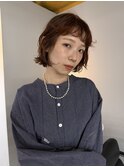 低温ボブパーマ/オレンジカラー【札幌/大通】タク