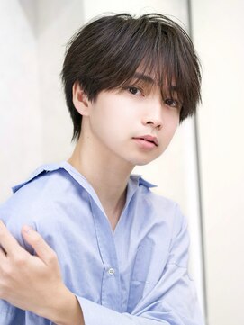ゼロ 渋谷(XeRo) 韓国ナチュラルシースルーバング×ラウンドマッシュ
