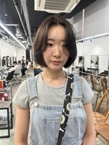 ピア ヤクイン(Pia Yakuin) 坪井指名 レイヤーカット ボブカット 前髪無し 福岡