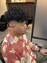 オールマンバーバーショップ 流山おおたかの森(Allman Barbershop)&nbsp;ニュアンスパーマ/ニュアンスウルフ/スペインカール/流山/柏