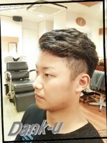 ヘアー ダンクユー(hair Dank u) サイドパートツーブロック