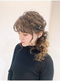 サイド編みおろし