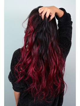 クリップ ジョイント ゴッド(CLIP JOINT GOD) ワインレッドグラデーション