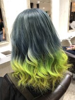 グランドベル(Grand BELL)&nbsp;【ブリーチ必見】派手髪黄緑