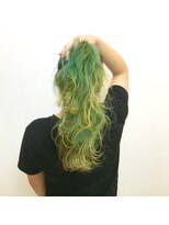 アーチフォーヘアー(a rch for hair) 【ユニコーンカラー】☆【グリーン系】