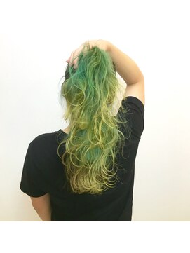 アーチフォーヘアー(a rch for hair) 【ユニコーンカラー】☆【グリーン系】