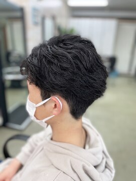 ちゅら ツーブロック風刈り上げカット