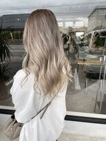 ナンバー(number+)&nbsp;20代30代ハイライトバレイヤージュブリーチ立体感透け感