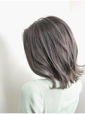 20代30代40代マロンベージュ/Aラインボブ/かきあげ[高田馬場駅]