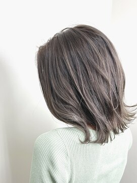 ヘアリゾートエーアイ 高田馬場店(hair resort Ai) 20代30代40代マロンベージュ/Aラインボブ/かきあげ[高田馬場駅]