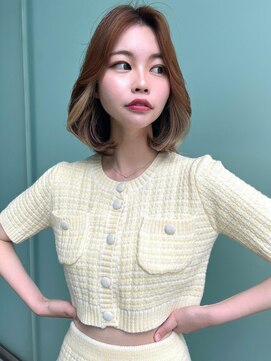 ロンド ロビン 栄(Lond robin) 【Lond robin】河野まい　髪質改善/インナーカラー/韓国