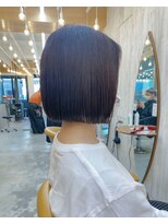 ロンドアジュール 横浜(Lond azur)&nbsp;前髪なしストレートボブ【久保田夢美】横浜ヘルシースタイル