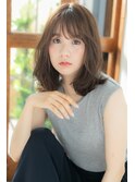 【イメチェン×前髪】大人かわいいミディアムヘア[小山]ゆるふわ